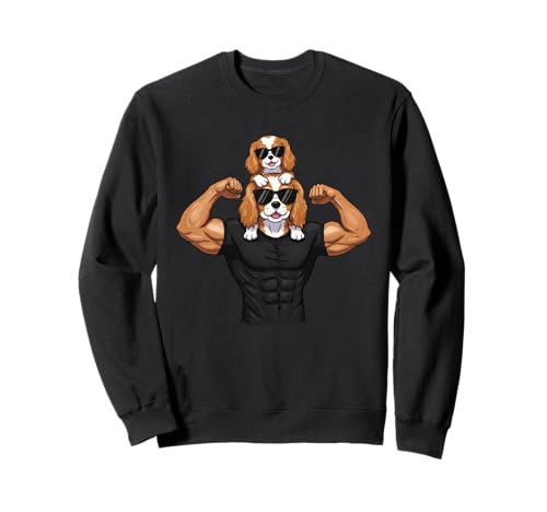 Cavalier King Charles Spaniel Dad Vatertag Herren Damen Sweatshirt Cavalier King Charles Spaniel Dad Vatertag Herren Damen Sweatshirt von Cavalier King Charles Spaniel Fathers Day for Men