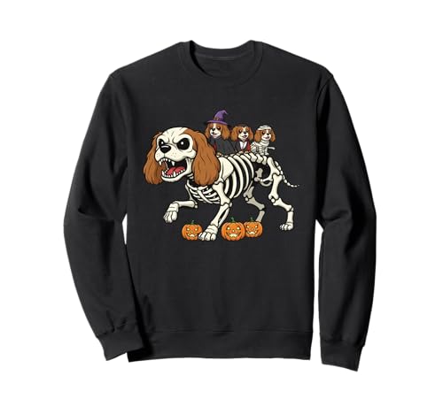 Cavalier King Charles Spaniel Hund Halloween Kinder Herren Damen Sweatshirt Cavalier King Charles Spaniel Hund Halloween Kinder Herren Damen Sweatshirt von Cavalier King Charles Spaniel Halloween Boy Girl
