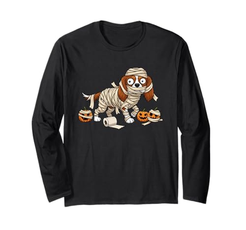 Lustiger Cavalier King Charles Spaniel Mama Kürbis Halloween Langarmshirt Lustiger Cavalier King Charles Spaniel Mama Kürbis Halloween Langarmshirt von Cavalier King Charles Spaniel Halloween Outfits