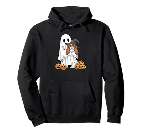Ghost Cavalier King Charles Spaniel Halloween Herren Damen Pullover Hoodie Ghost Cavalier King Charles Spaniel Halloween Herren Damen Pullover Hoodie von Cavalier King Charles Spaniel Lover Cute Halloween
