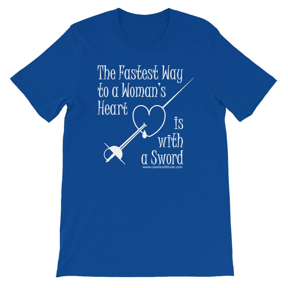 Ein Frauenherz Kurzarm Unisex T-Shirt | Dunkle Farben Ein Frauenherz Kurzarm Unisex T-Shirt | Dunkle Farben von CavalierAttitude