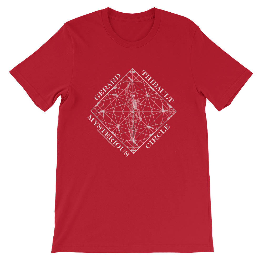 Thibaust's Mysterious Circle Unisex Kurzarm-T-Shirt | Helle Farben Thibaust's Mysterious Circle Unisex Kurzarm-T-Shirt | Helle Farben von CavalierAttitude