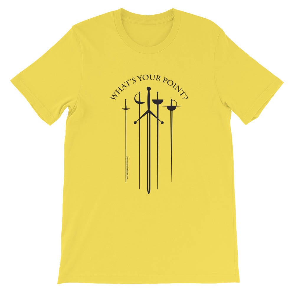 Was Ist Dein Punkt? Kurzarm Unisex T-Shirt | Light Shirt Was Ist Dein Punkt? Kurzarm Unisex T-Shirt | Light Shirt von CavalierAttitude