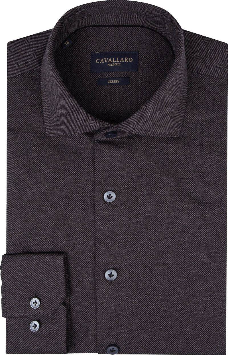 Cavallaro Brizino Hemd Anthrazit - Größe 38 von Cavallaro Napoli