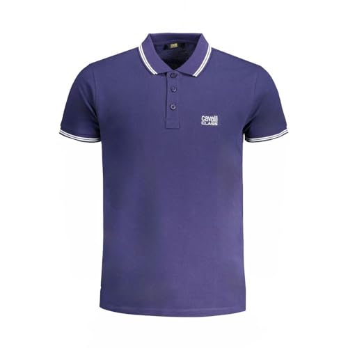 CAVALLI CLASS POLO MANICHE CORTE UOMO BLU von Cavalli Class