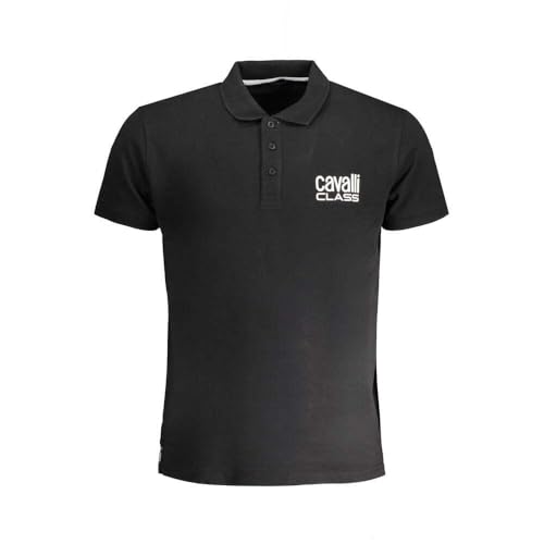 CAVALLI CLASS POLO MANICHE CORTE UOMO NERO von Cavalli Class