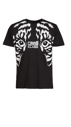 CAVALLI CLASS T-SHIRT MANICHE CORTE UOMO NERO CAVALLI CLASS T-SHIRT MANICHE CORTE UOMO NERO von Cavalli Class