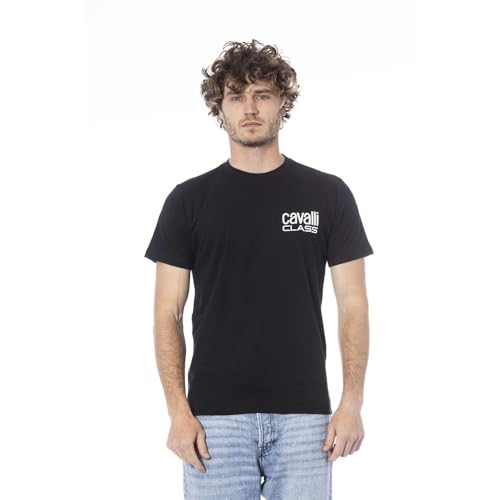CAVALLI CLASS T-SHIRT MANICHE CORTE UOMO NERO von Cavalli Class