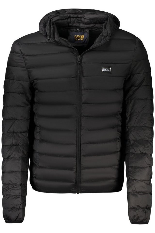 Cavalli Class Outdoorjacke Herrenjacke in Schwarz mit Kapuze und Taschen – Stilvoll & Praktisch von Cavalli Class