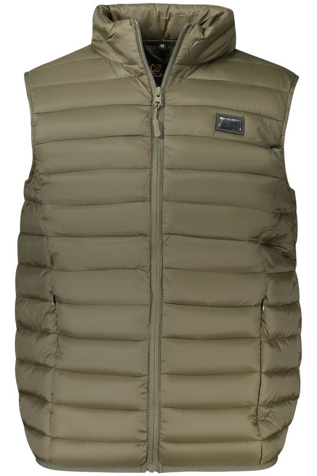 Cavalli Class Outdoorjacke Ärmellose Herrenjacke Grün - Leicht & Praktisch mit 4 Taschen von Cavalli Class