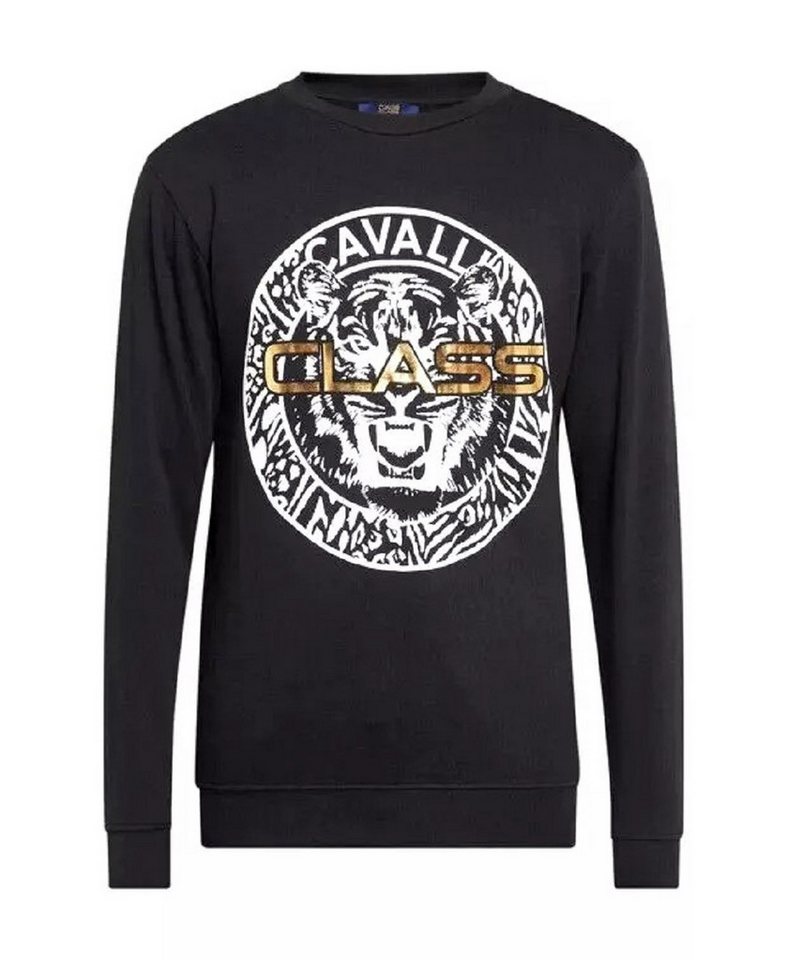 Cavalli Class Rundhalspullover CAVALLI CLASS Herren Pullover, CAVALLI CLASS Man Roundneck Sweatshirt Mit Rundhalsausschnitt von Cavalli Class