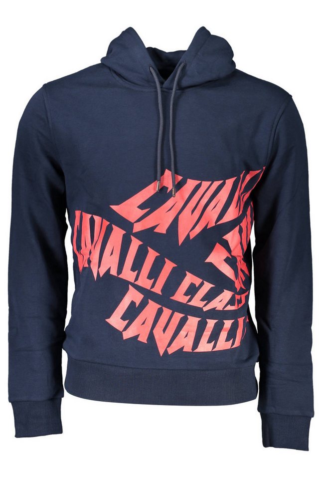Cavalli Class Sweatshirt Blaue Herren-Kapuzenpullover, Regular Fit von Cavalli Class