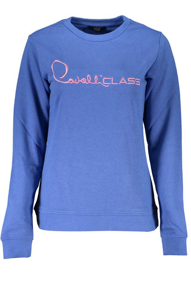 Cavalli Class Sweatshirt Blaues Damen Sweatshirt – Rundhals, Langarm, mit von Cavalli Class