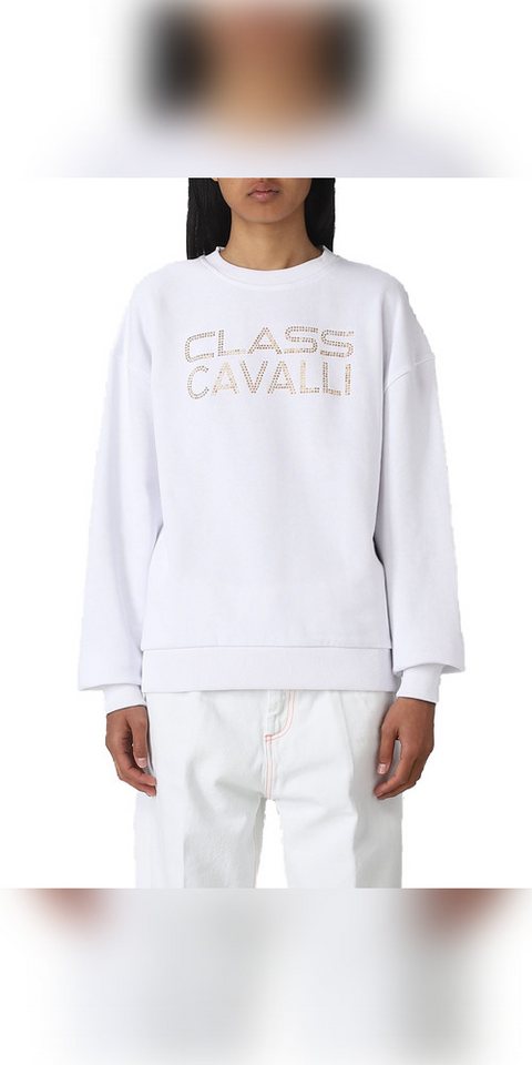 Cavalli Class Sweatshirt Cavalli Class Sweatshirt weiß Damen von Cavalli Class