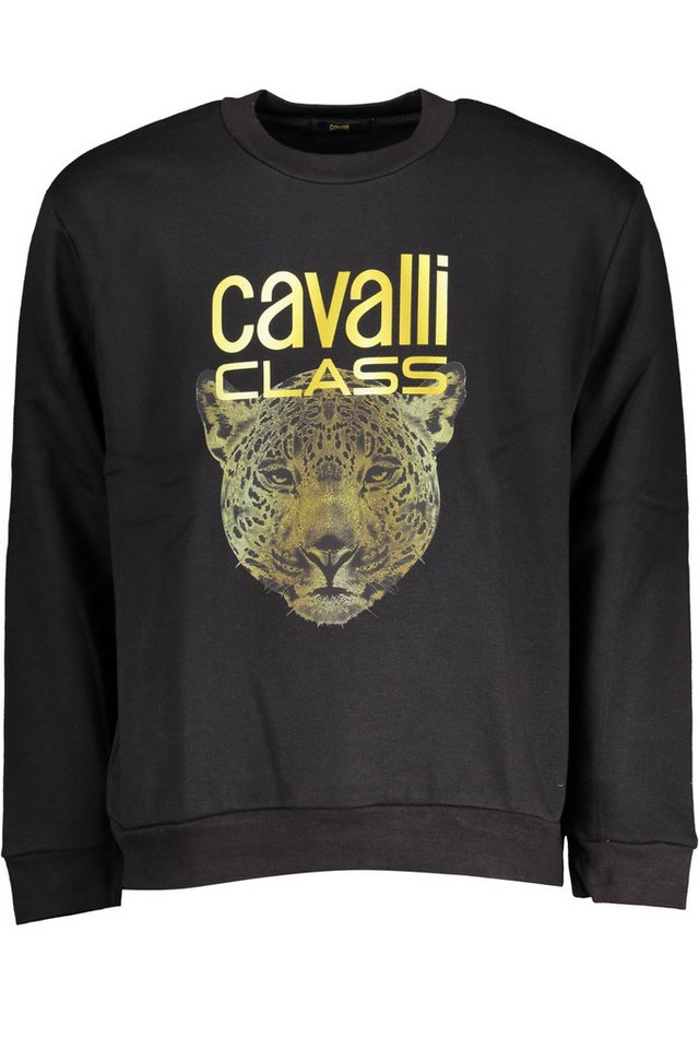 Cavalli Class Sweatshirt Damenpullover Schwarz - Gefüttertes von Cavalli Class