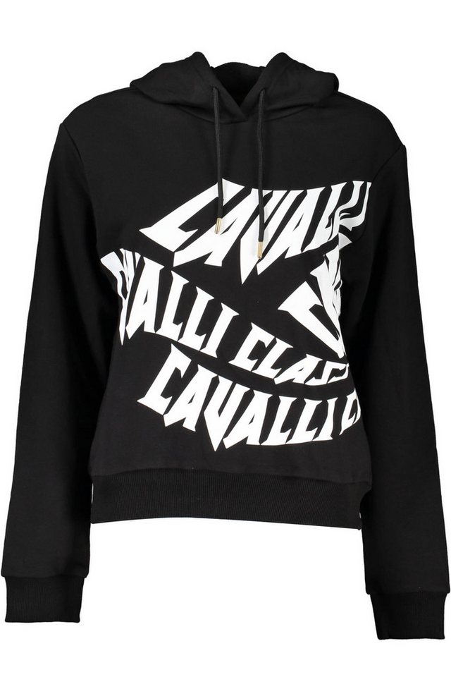 Cavalli Class Sweatshirt Elegantes Damen-Sweatshirt in Schwarz mit von Cavalli Class