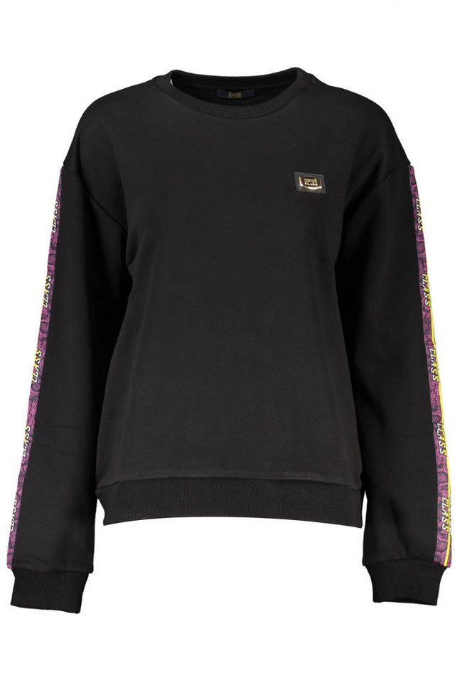 Cavalli Class Sweatshirt Schwarzer Damenpullover: Langarm, Rundhals von Cavalli Class