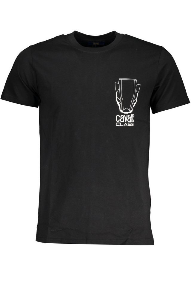 Cavalli Class T-Shirt Stilvolles Kurzarm Herren T-Shirt Schwarz mit Cavalli Class T-Shirt Stilvolles Kurzarm Herren T-Shirt Schwarz mit von Cavalli Class