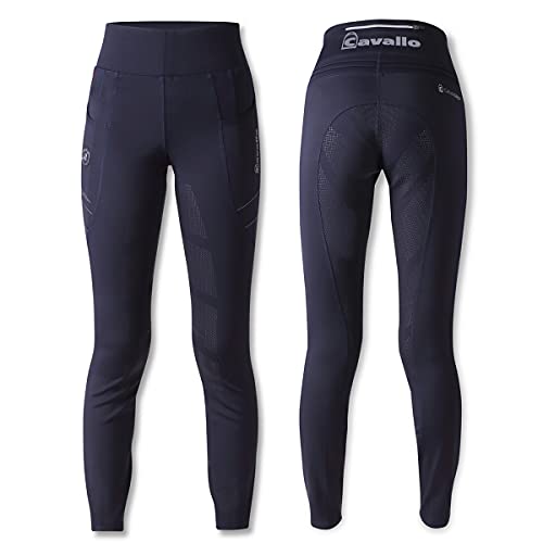 Cavallo Reitleggings Lin Grip in darkblue, Größe:32 von Cavallo