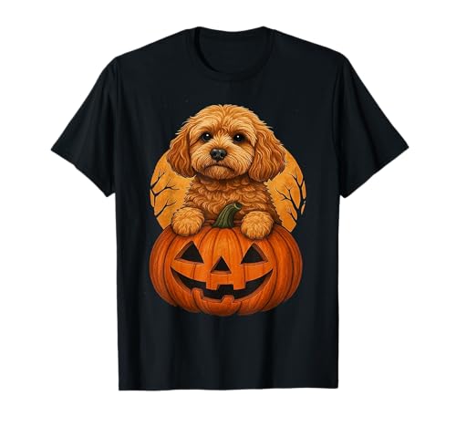 Cavapoo Kürbis Halloween Kostüm Kleinkind Kinder Herren Damen T-Shirt Cavapoo Kürbis Halloween Kostüm Kleinkind Kinder Herren Damen T-Shirt von Cavapoo Cockapoo Poodle Halloween Costume Gifts