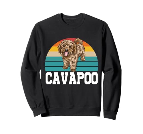 Cavapoo Retro Vintage für Mama Papa Kinder Sweatshirt von Cavapoo Dog Gifts