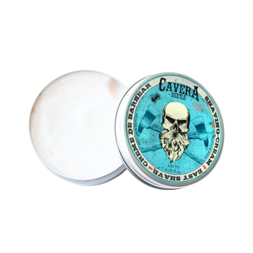Cavera Beetle Barbear-Creme für Herren, feuchtigkeitsspendend, verhindert Irritação Erleichterung oder Gleiten, cremige Textur, Inhaltsstoffe Naturais 200 ml Cavera Beetle Barbear-Creme für Herren, feuchtigkeitsspendend, verhindert Irritação Erleichterung oder Gleiten, cremige Textur, Inhaltsstoffe Naturais 200 ml von Cavera Beetle