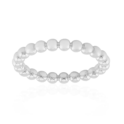 Cavill Silberring 925 Sterlingsilber Zarter Perlenring Kugel Design Modern Minimalistisch Glänzend Vielseitig Elegant Schmuck Damen Größen 16-20 Schmuckstück Cavill Silberring 925 Sterlingsilber Zarter Perlenring Kugel Design Modern Minimalistisch Glänzend Vielseitig Elegant Schmuck Damen Größen 16-20 Schmuckstück von Cavill