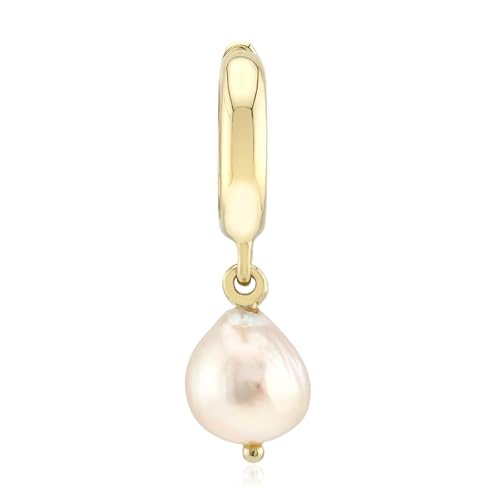 Cavill Akoya Perlenanhänger Damen vergoldet 925 Sterling Silber mit japanischer 8x7mm fancy Akoya Perle, eleganter Tropfenform, moderner Varioclip Anhänger 26x7 mm, rosé Goldoptik Cavill Akoya Perlenanhänger Damen vergoldet 925 Sterling Silber mit japanischer 8x7mm fancy Akoya Perle, eleganter Tropfenform, moderner Varioclip Anhänger 26x7 mm, rosé Goldoptik von Cavill