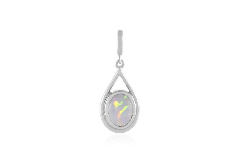 Cavill Kettenanhänger Cavill Silberanhänger Tropfen 0,69 ct Welo-Opal platinveredelt (1-tlg) von Cavill