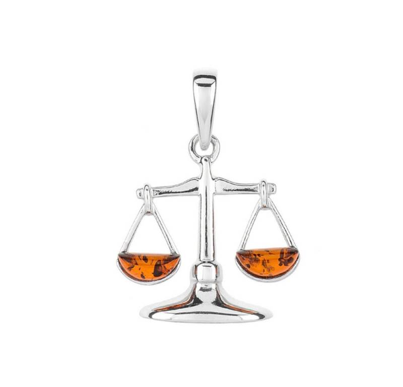 Cavill Kettenanhänger Cavill 0,34 ct Bernstein Anhänger Waage Design Silber 925 (1-tlg) von Cavill