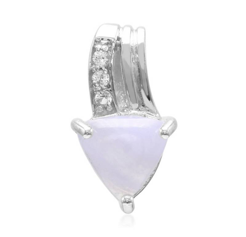 Cavill Kettenanhänger Cavill Silberanhänger mit 1,43 ct blauem Achat & 0,06 ct Topas (1-tlg) von Cavill
