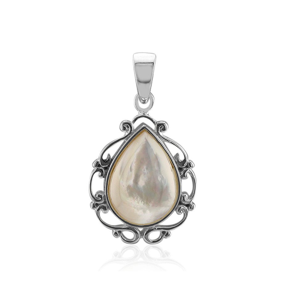 Cavill Anhänger Set Chinesischer Perlmutt 925 Silber Anhänger, Teardrop (1-tlg) von Cavill