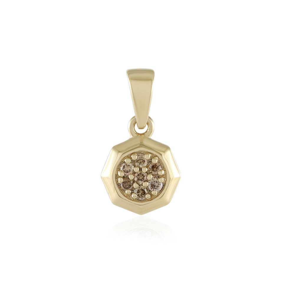 Cavill Anhänger Set Chocolate Diamond Gold-Anhänger, 0,123ct, 375 Gold (1-tlg) von Cavill