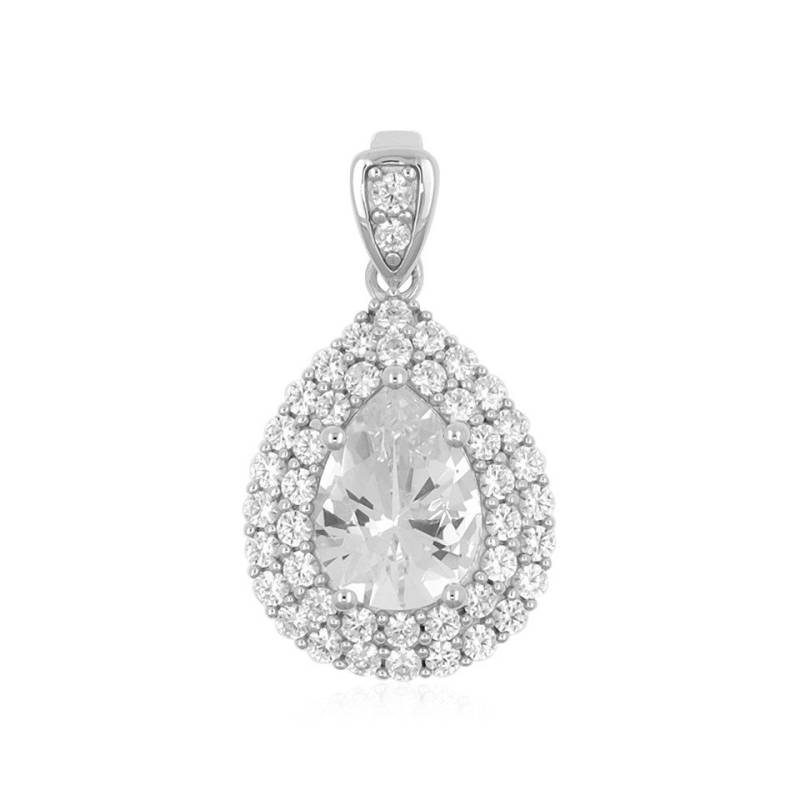 Cavill Kettenanhänger Danburit Tropfen Anhänger Silber 925 Sterling mit Zirkon 3,63 ct (1-tlg) von Cavill