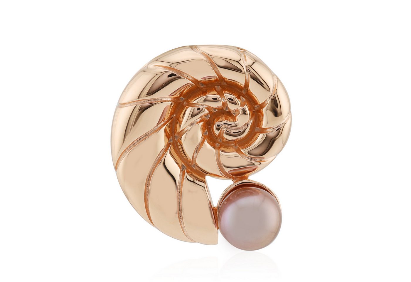 Cavill Kettenanhänger Cavill 925er Sterling Silber Anhänger mit 7 mm purpurner Perle (1-tlg) von Cavill