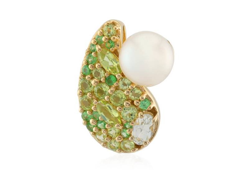 Cavill Kettenanhänger Cavill 925 Silber vergoldet Anhänger mit Perle, Amethyst 1,30 ct (1-tlg) von Cavill