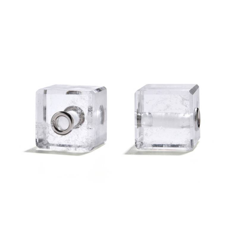 Cavill Kettenanhänger Cavill Weißer Quarz 1,35 ct Silberanhänger 925 Sterling, modern (1-tlg) von Cavill