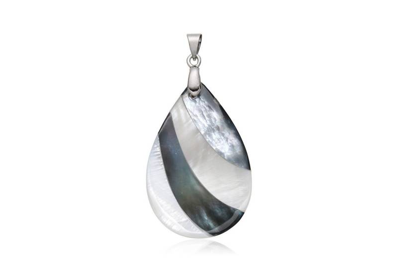 Cavill Kettenanhänger Cavill Perlmutt-Silberanhänger Tropfen, 925 Sterling, Mosaik (1-tlg) von Cavill