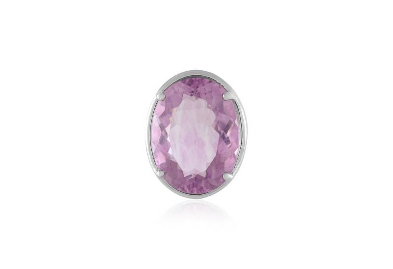 Cavill Kettenanhänger Cavill Fluorit Anhänger 11,08 ct Oval, Sterlingsilber plattiert pink (1-tlg) von Cavill