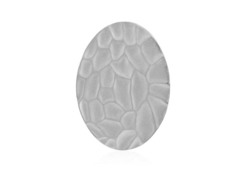 Cavill Kettenanhänger Damen Anhänger oval 925 Silber platinbeschichtet 25x18 mm (1-tlg) von Cavill