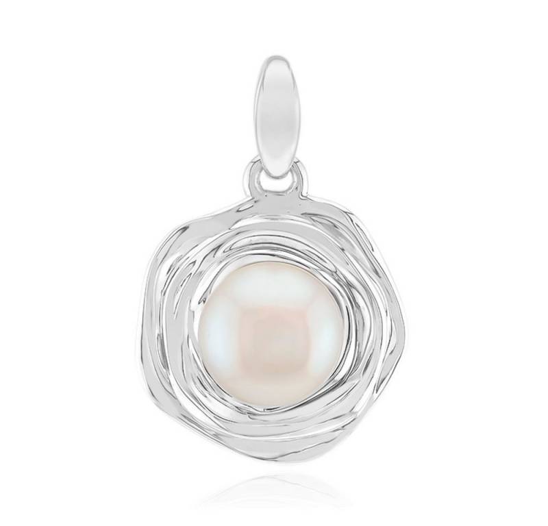 Cavill Kettenanhänger Eleganter Anhänger mit 8 mm weißer Süßwasserperle, 925 Silber (1-tlg) von Cavill