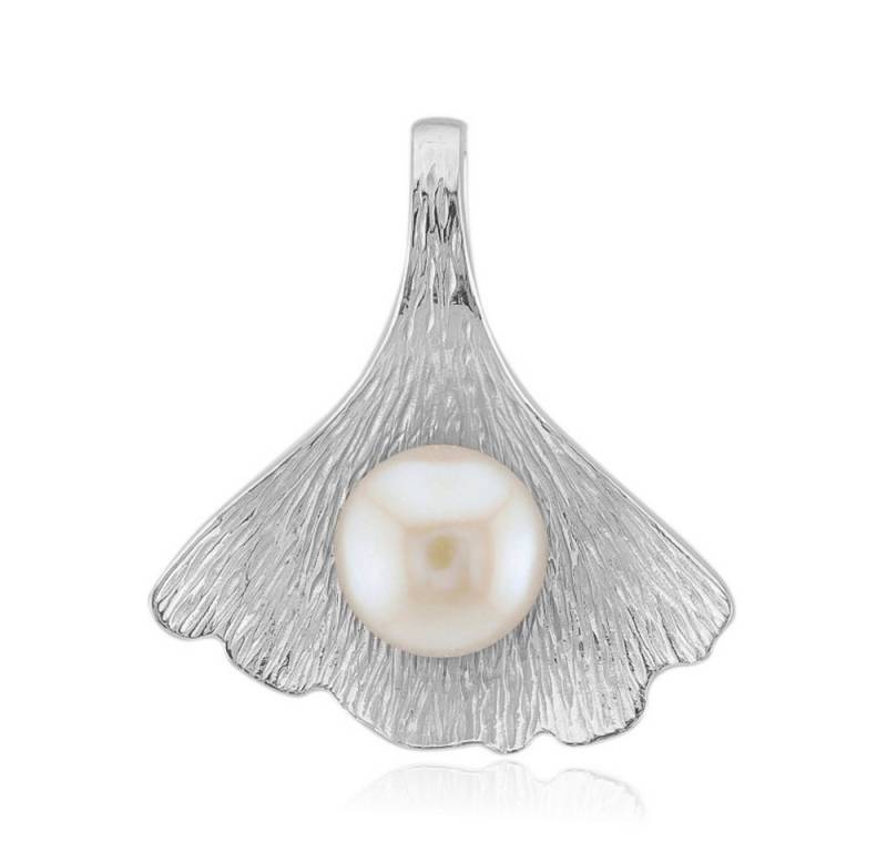 Cavill Kettenanhänger Cavill eleganter Anhänger 925 Silber mit 8 mm weißer Süßwasserperle (1-tlg) von Cavill