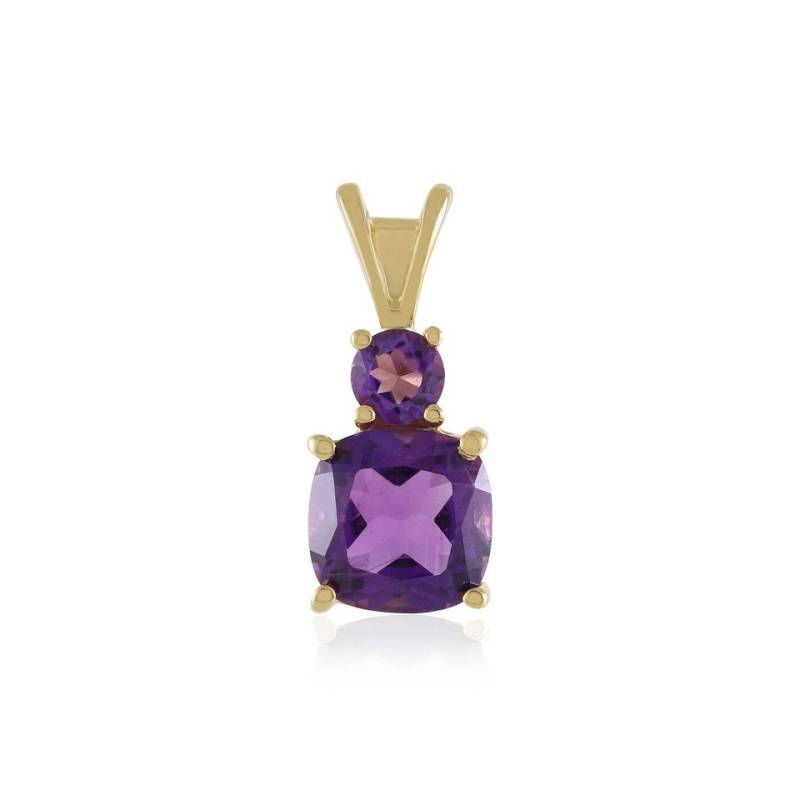 Cavill Kettenanhänger Cavill Anhänger 925 Silber vergoldet, 2,06 ct Amethyst lila (1-tlg) von Cavill