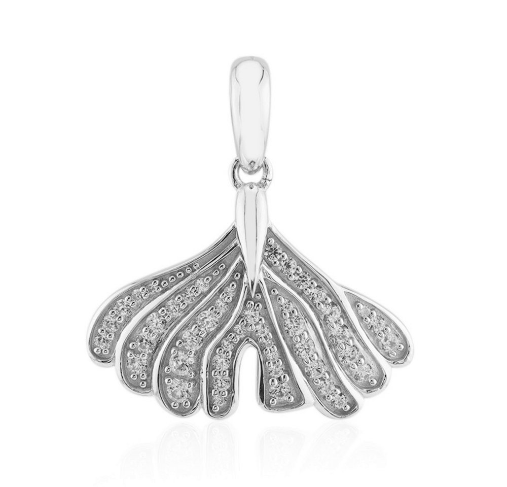 Cavill Kettenanhänger Cavill Silberanhänger Zirkon 0,56 ct Rundschliff filigran (1-tlg) von Cavill