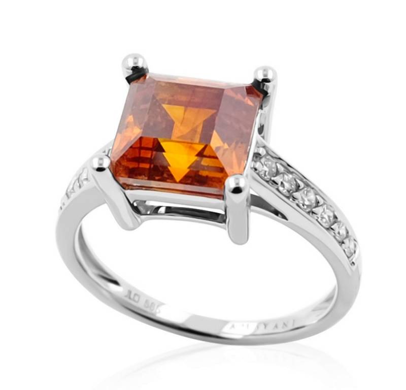 Cavill Diamantring Cavill Weißgoldring 14 K mit 4,54 ct Sphalerit & Diamanten (1-tlg) von Cavill