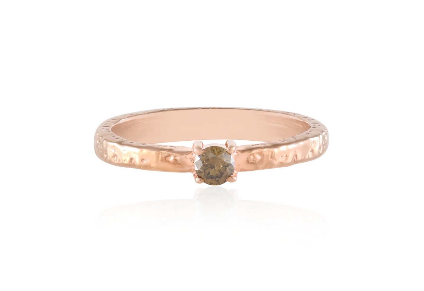 Cavill Diamantring Cavill Ring Sterlingsilber rosévergoldet mit 0,10 ct Brillant (1-tlg) von Cavill