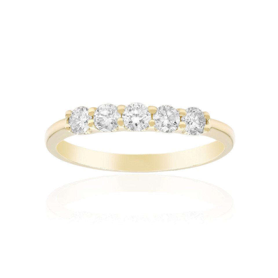 Cavill Diamantring Diamant-Goldring 0,51ct 585 Gelbgold (1-tlg) von Cavill