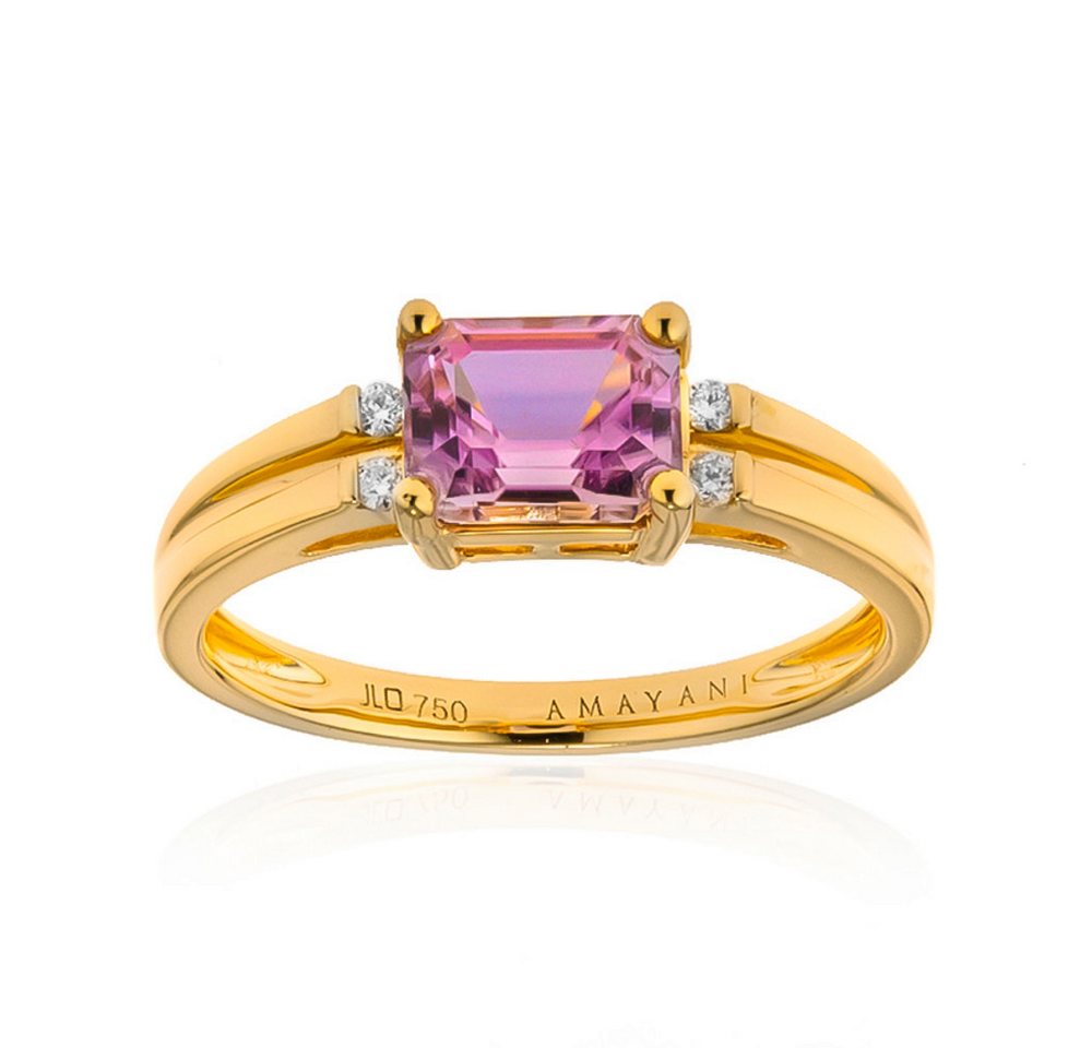 Cavill Diamantring Gelbgoldring 18K mit 1,56 ct Diaspor & 0,05 ct Diamanten Damen (1-tlg) von Cavill