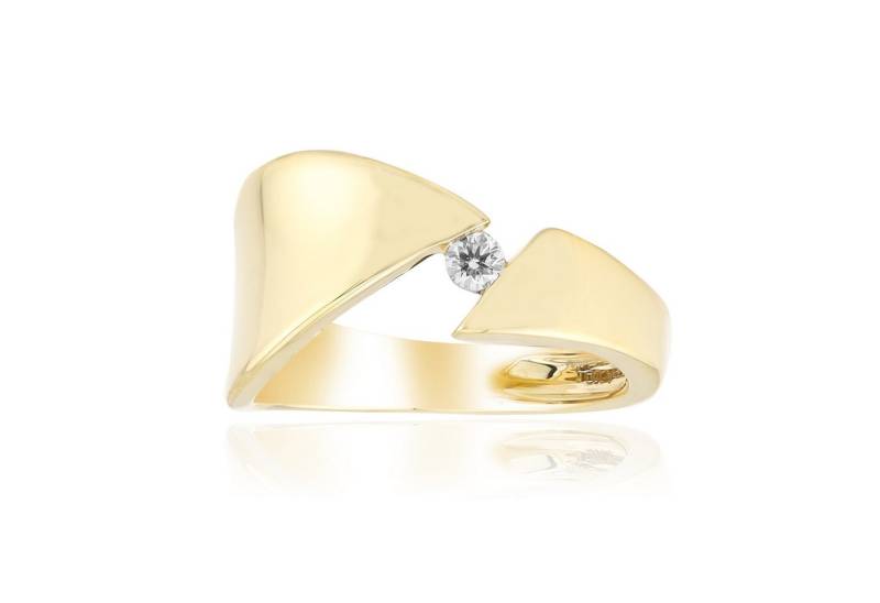 Cavill Diamantring Cavill eleganter Ring aus 925er Sterlingsilber mit 0,053 ct Diamant (1-tlg) von Cavill