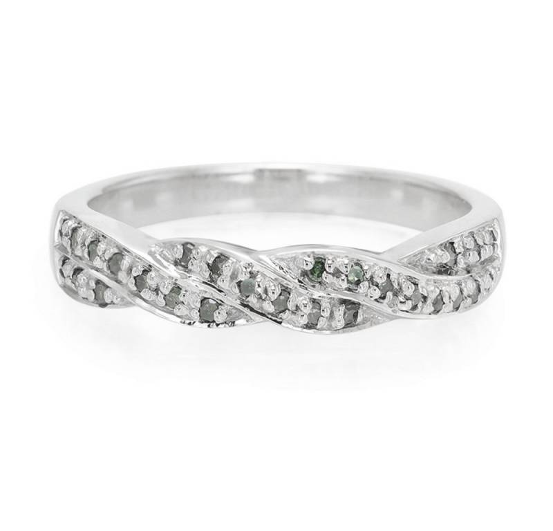 Cavill Diamantring Cavill eleganter 0,19 ct Fancy-Diamant Ring, 925 Silber platin. (1-tlg) von Cavill
